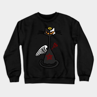 Good or Evil Cat Crewneck Sweatshirt